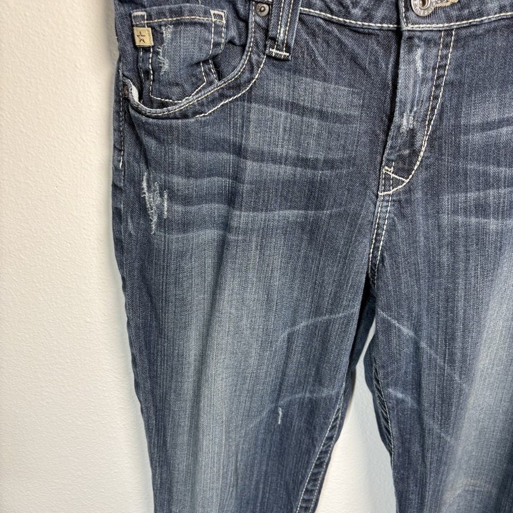 Big Star Women 33R Blue Jeans Maddie Mid Rise Y2K Denim Lycra - Picture 2 of 16